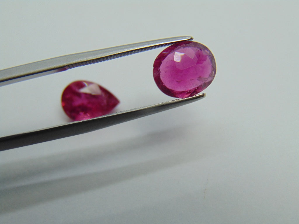 4.40ct Tourmaline 10x7mm 9x7mm