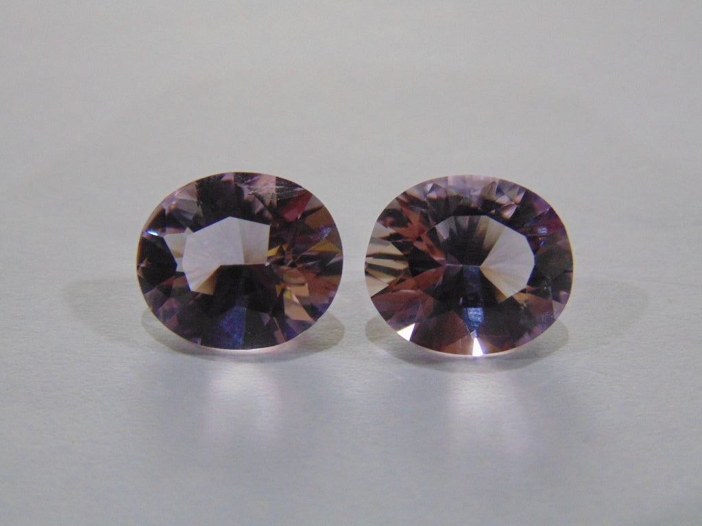 12.60cts Amethyst (Pair)