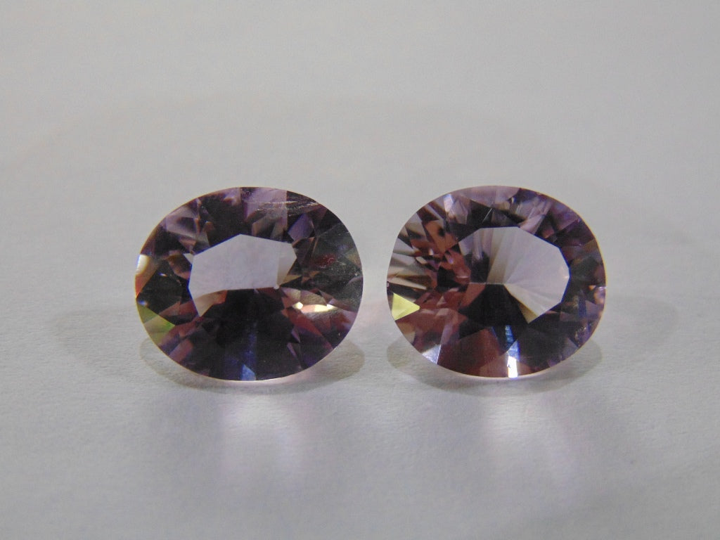 12.60cts Amethyst (Pair)