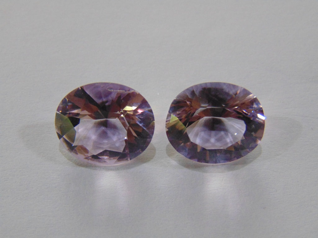 12.60cts Amethyst (Pair)