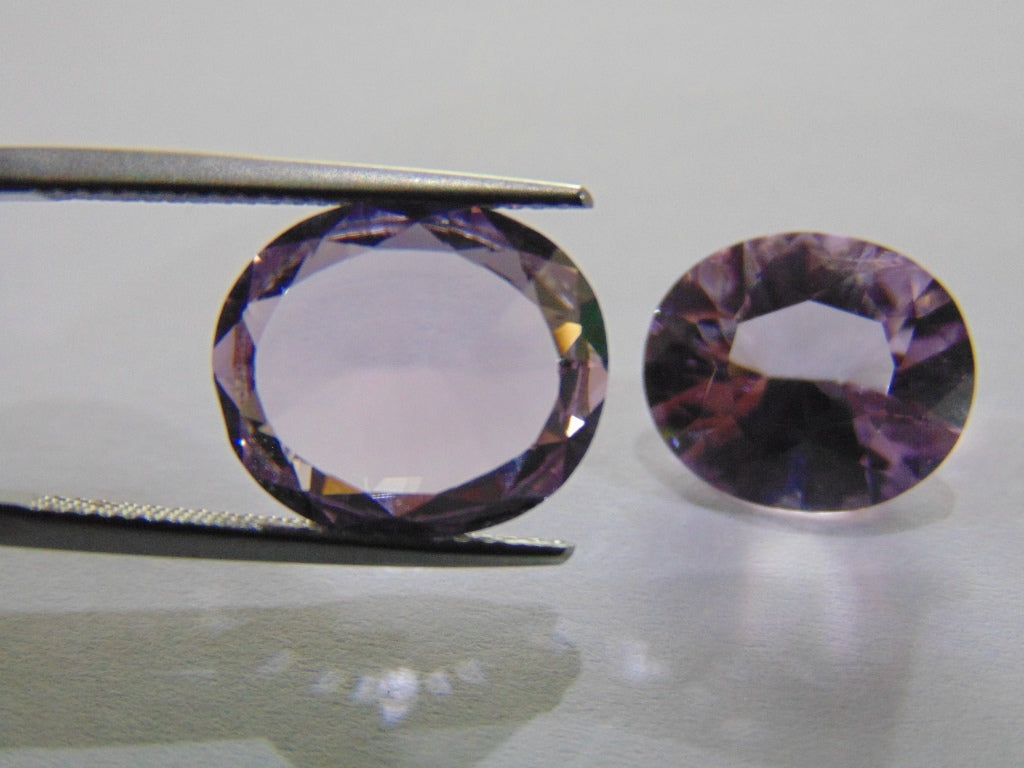 12.60cts Amethyst (Pair)