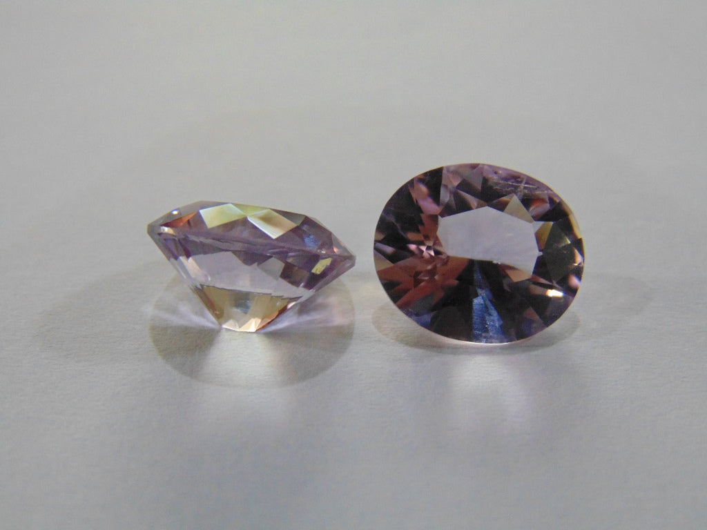 12.60cts Amethyst (Pair)