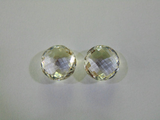 35.10ct Quartz (Crystal) Pair