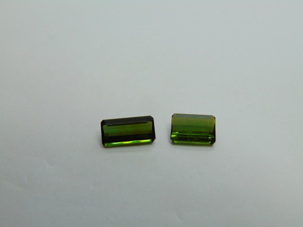 3.05ct Tourmaline 10x5mm 8x5mm