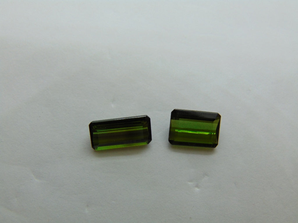 3.05ct Tourmaline 10x5mm 8x5mm