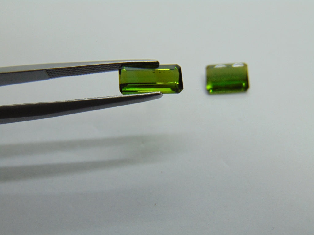 3.05ct Tourmaline 10x5mm 8x5mm