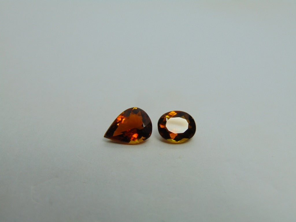 3.25ct Tourmaline 10x8mm 8x7mm