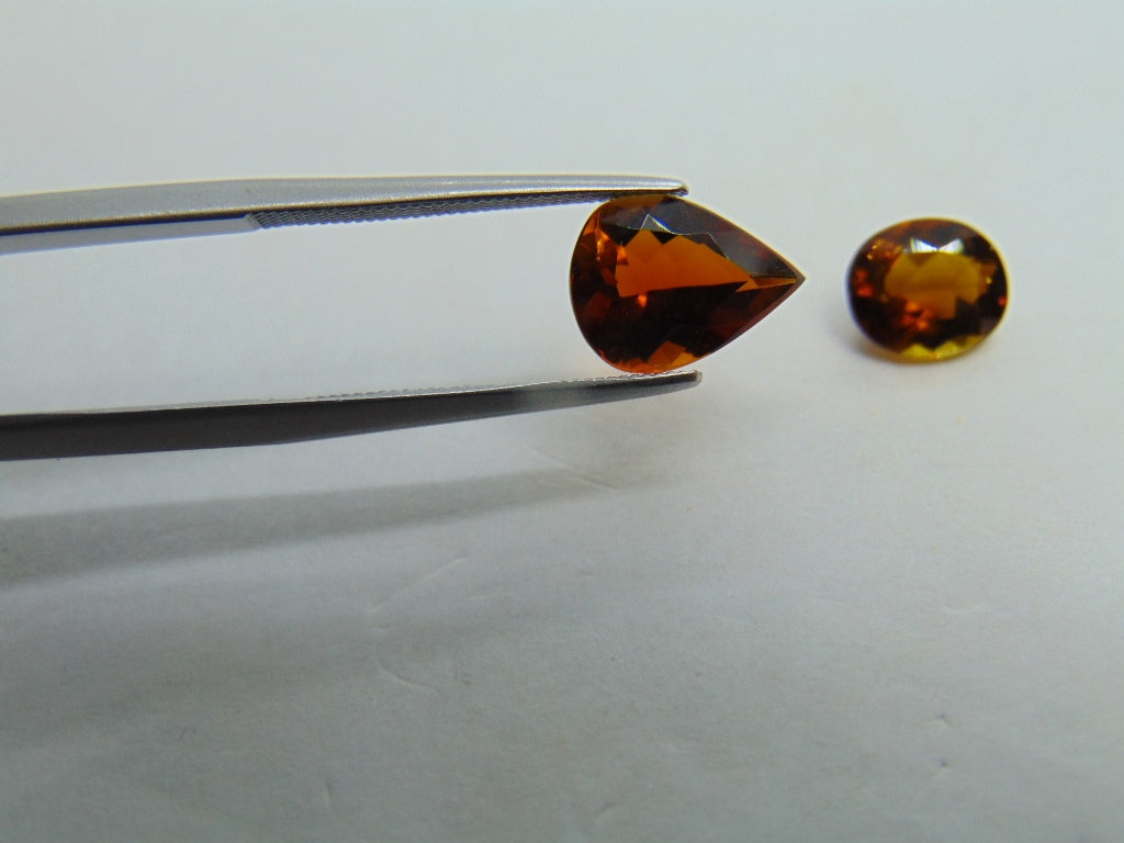 3.25ct Tourmaline 10x8mm 8x7mm