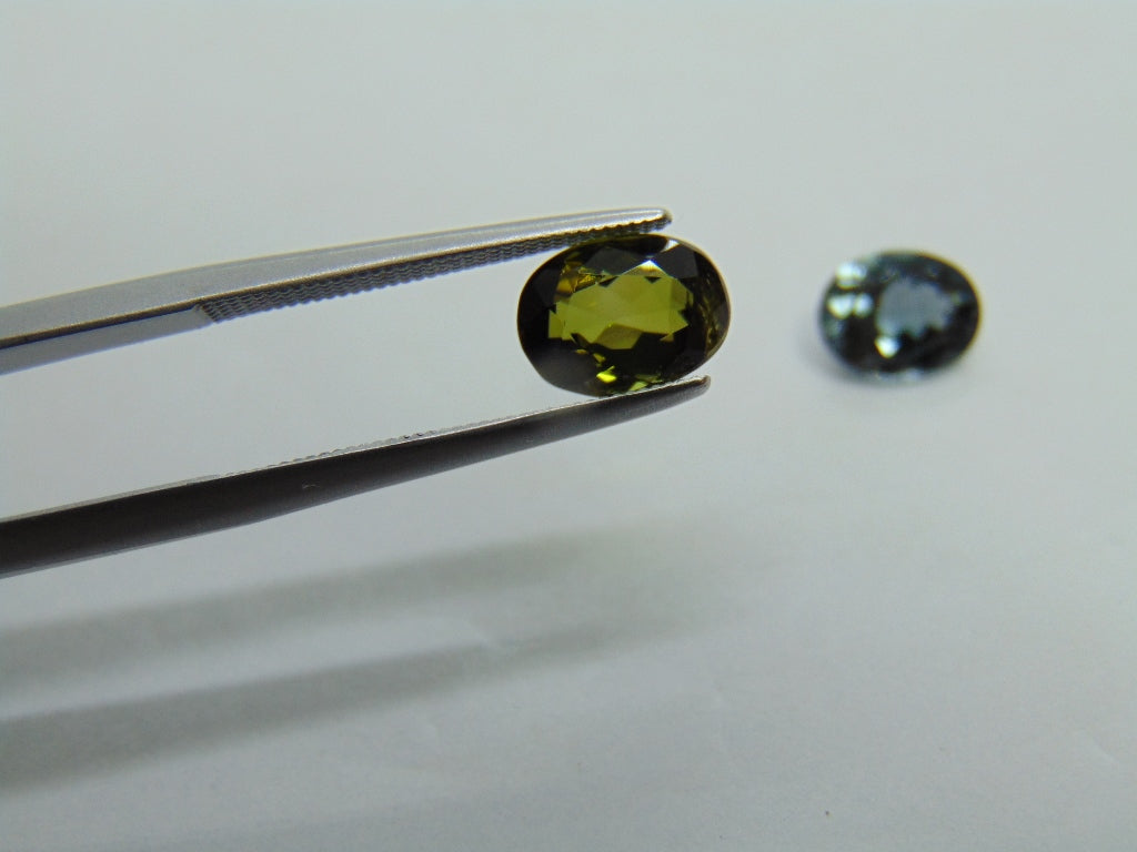 2.85ct Tourmaline 8x6mm 7.5x6mm