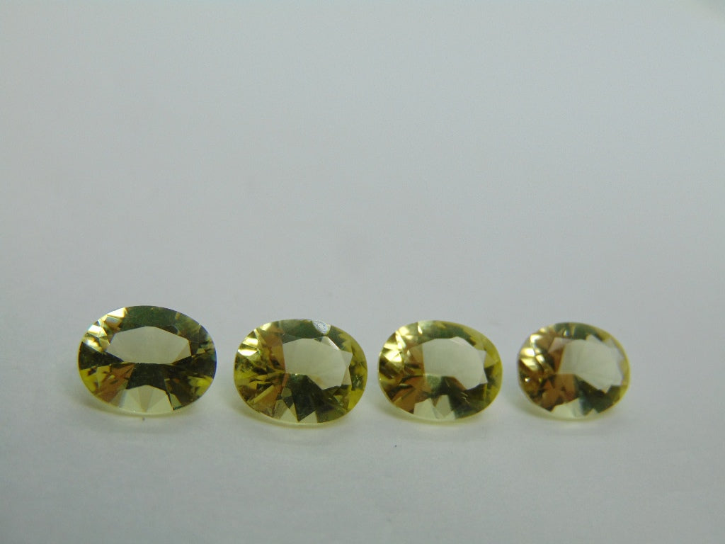 6.20ct Quartz Green Gold Calibrated 9x7mm