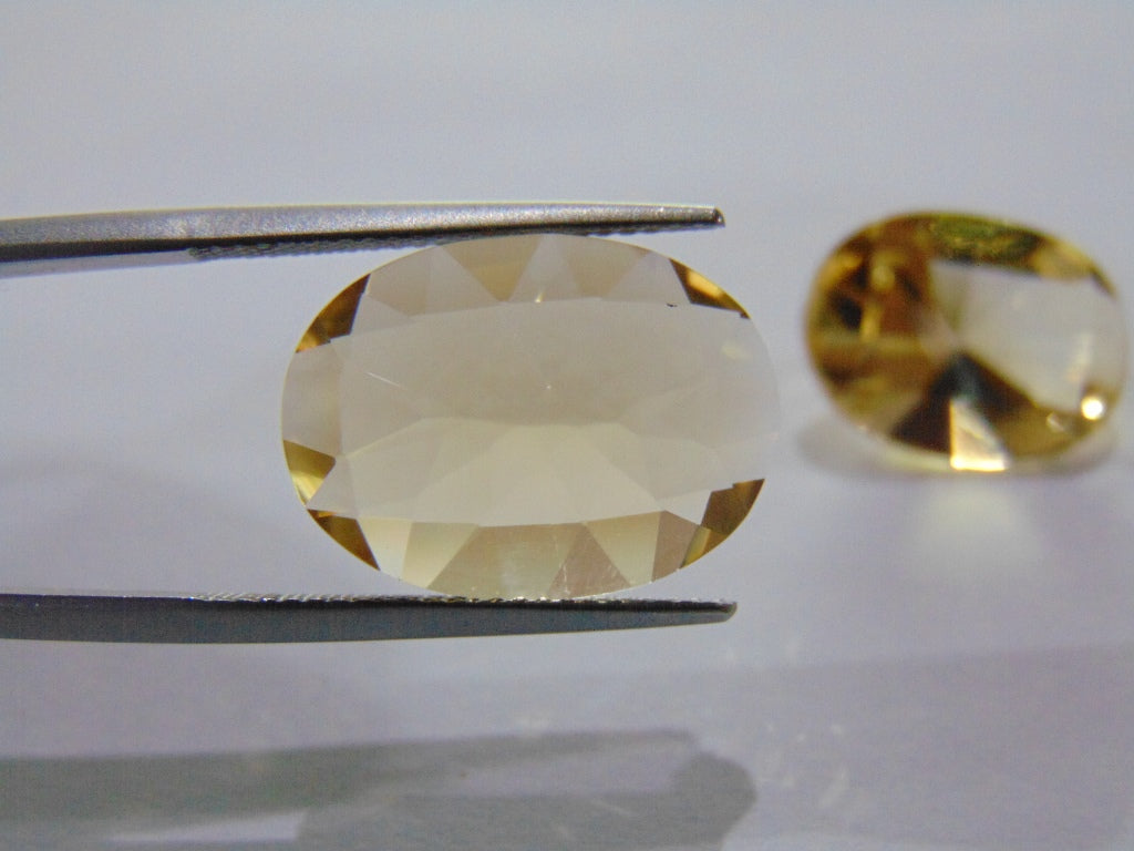 17.80ct Citrine 18x13mm 16x12mm