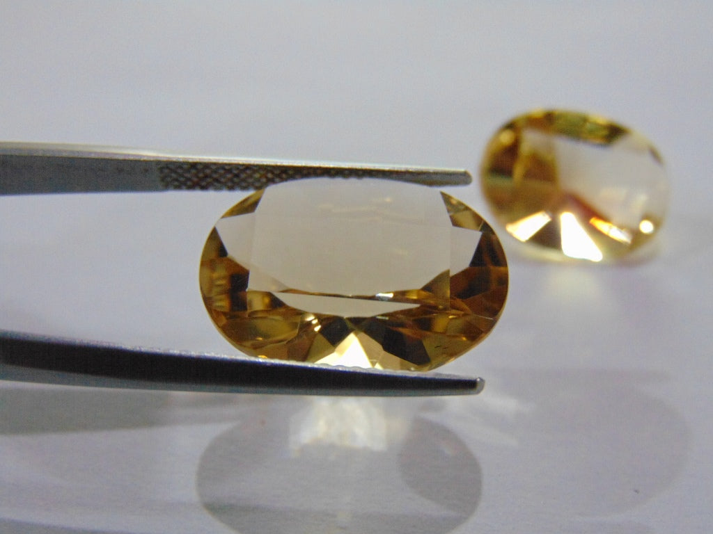 17.80ct Citrine 18x13mm 16x12mm