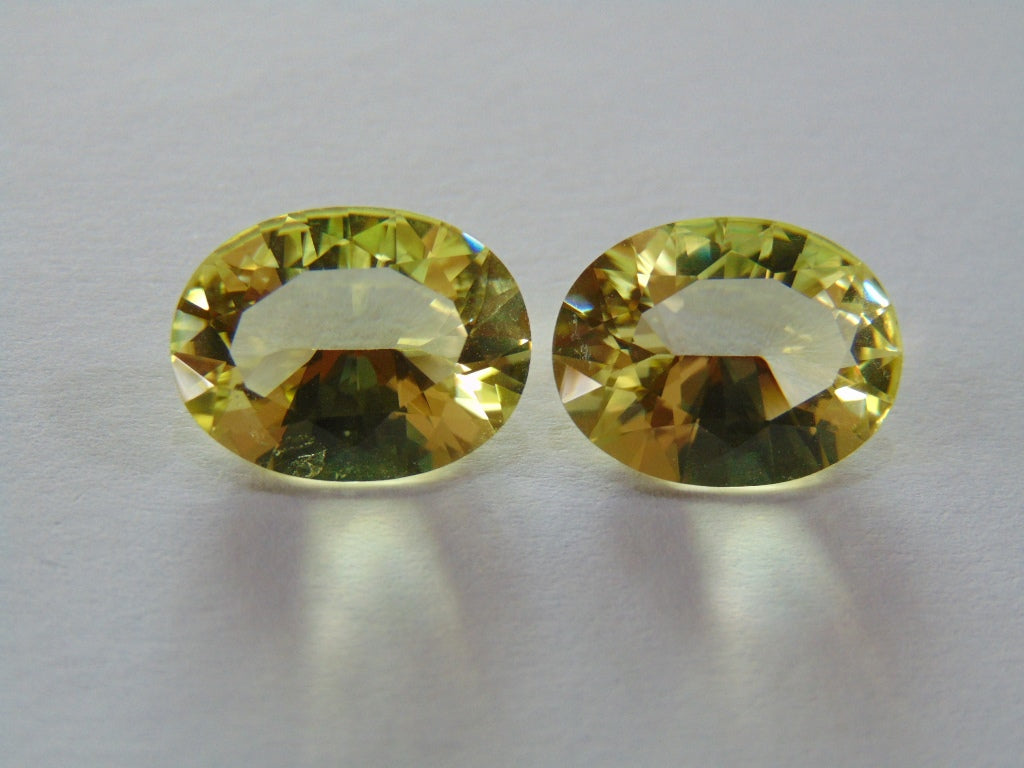 15.50ct Quartz Green Gold 16x12mm