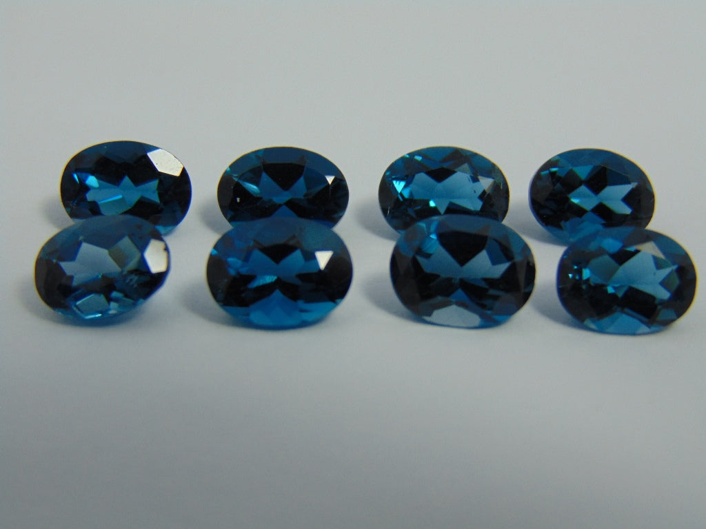 12.40ct Topaz London Blue Calibrated 8x6mm