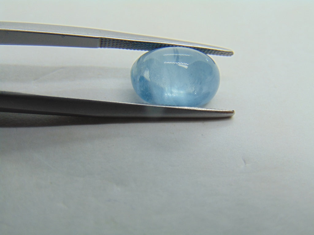 4.90ct Aquamarine Cabochon 12x8mm