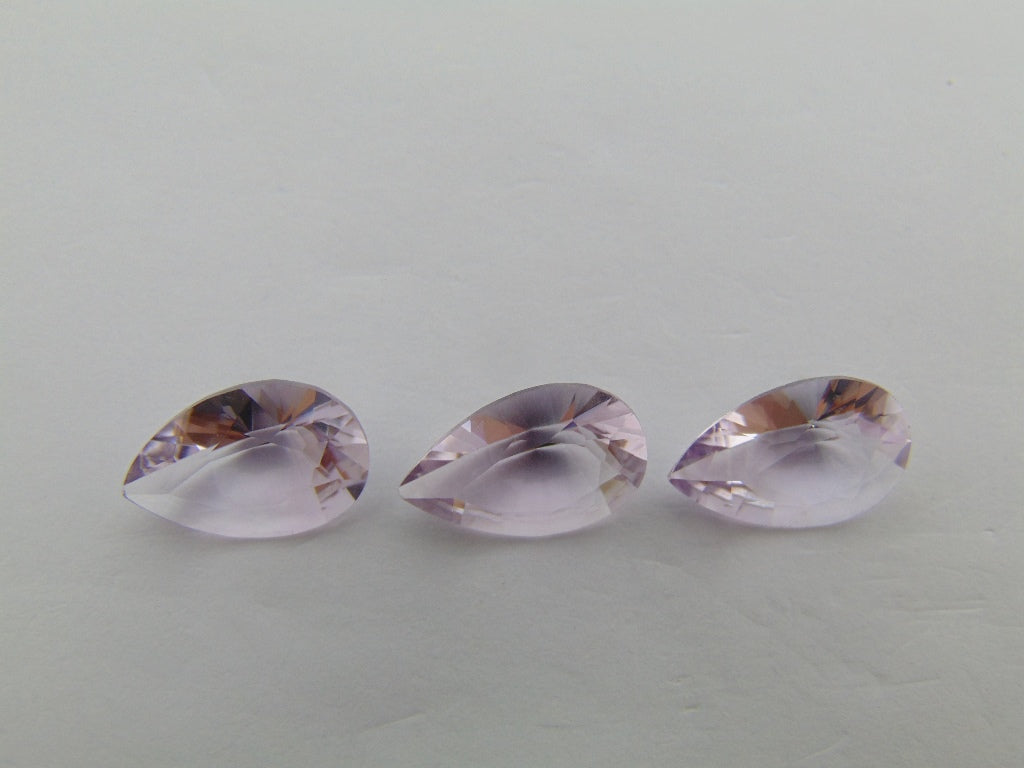 10.10ct Amethyst Rose France Calibrated 14x9mm