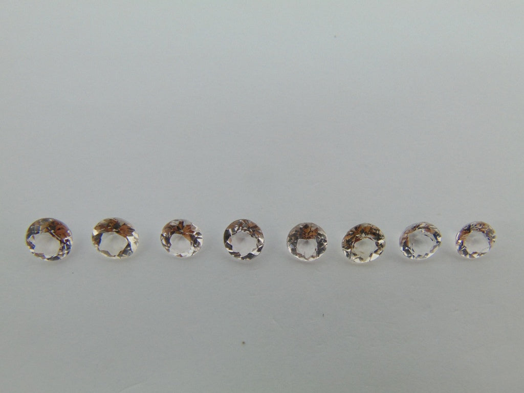 6.50ct Morganite Calibrated 6mm