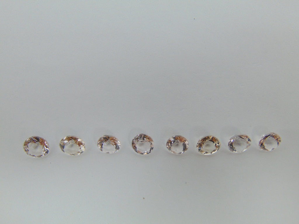 6.50ct Morganite Calibrated 6mm