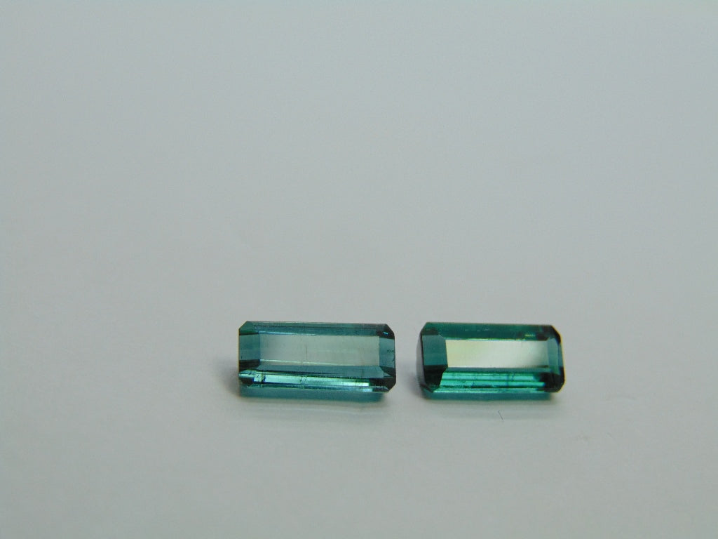 3.80ct Tourmaline Pair 10x4.5mm