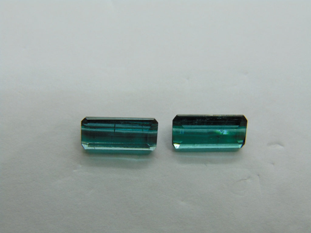 3.80ct Tourmaline Pair 10x4.5mm