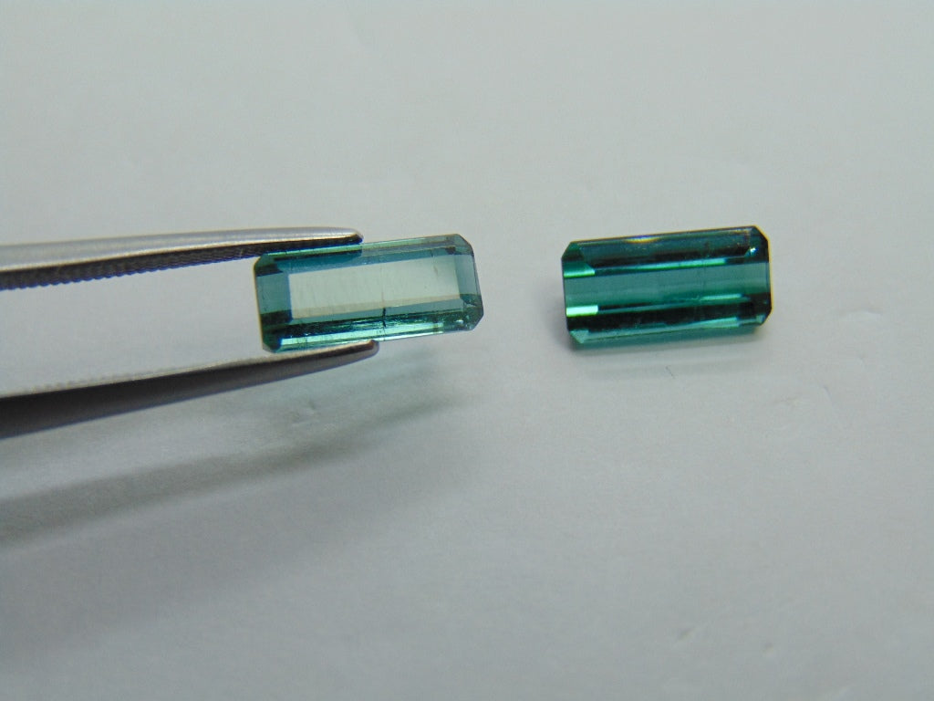 3.80ct Tourmaline Pair 10x4.5mm