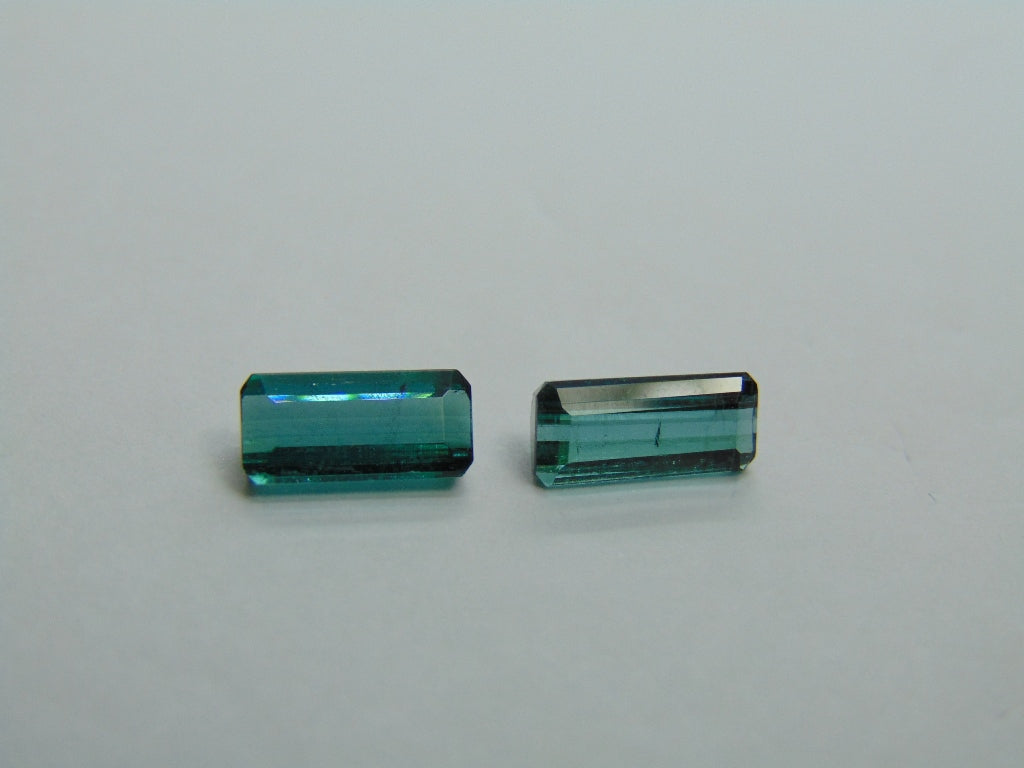 3.80ct Tourmaline Pair 10x4.5mm