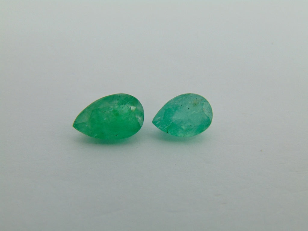 5.85ct Emerald 10x7mm 12x8mm