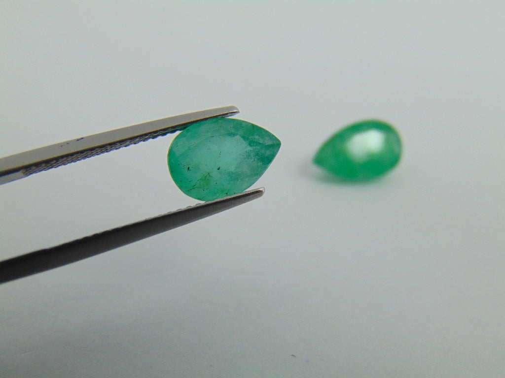 5.85ct Emerald 10x7mm 12x8mm