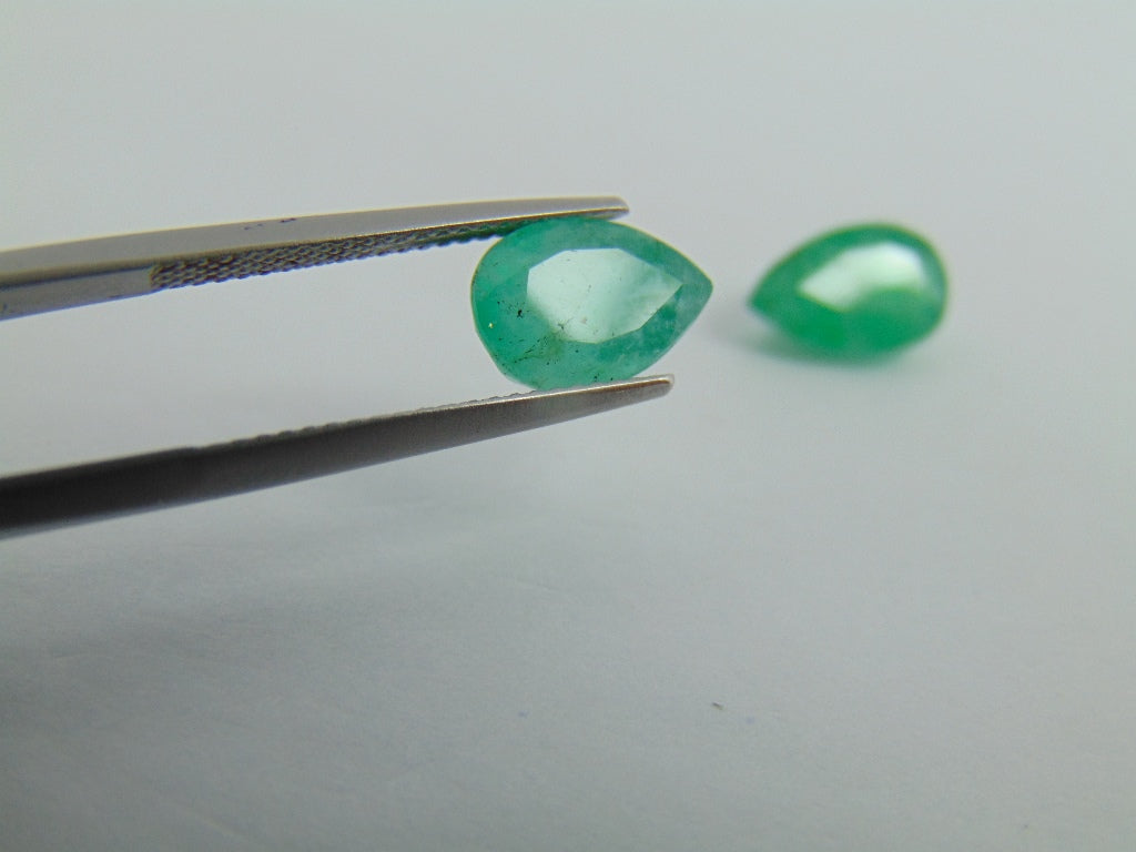 5.85ct Emerald 10x7mm 12x8mm