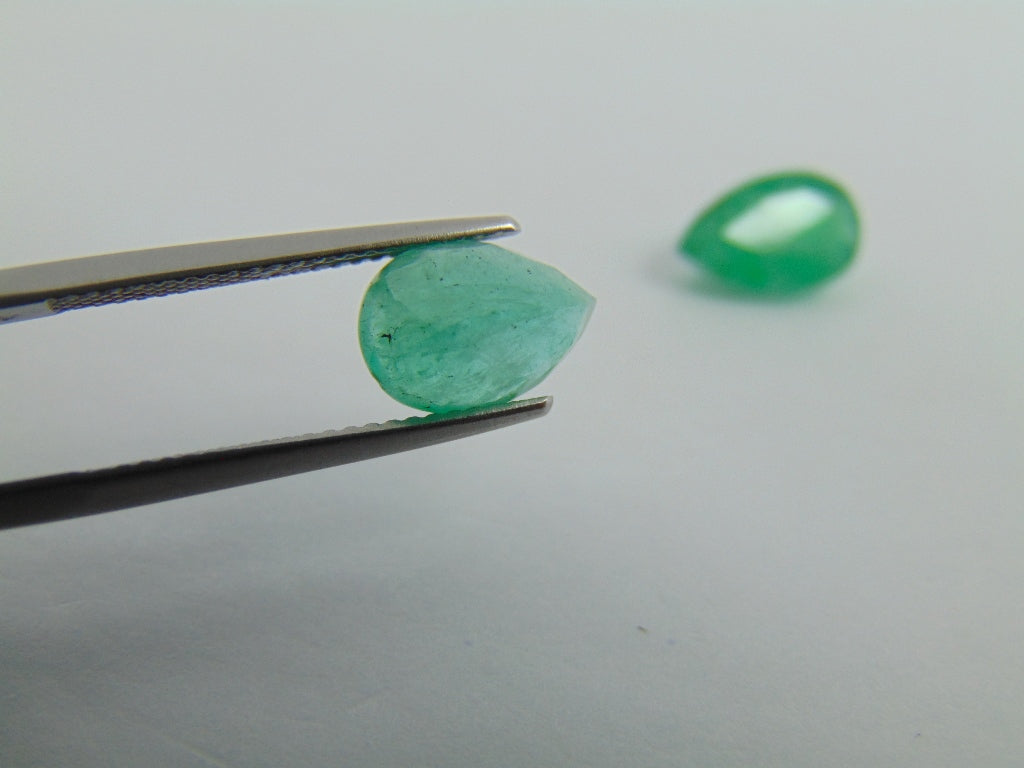 5.85ct Emerald 10x7mm 12x8mm