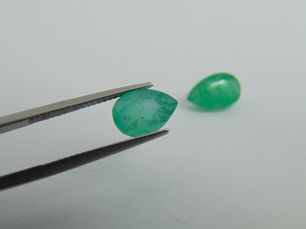 5.85ct Emerald 10x7mm 12x8mm