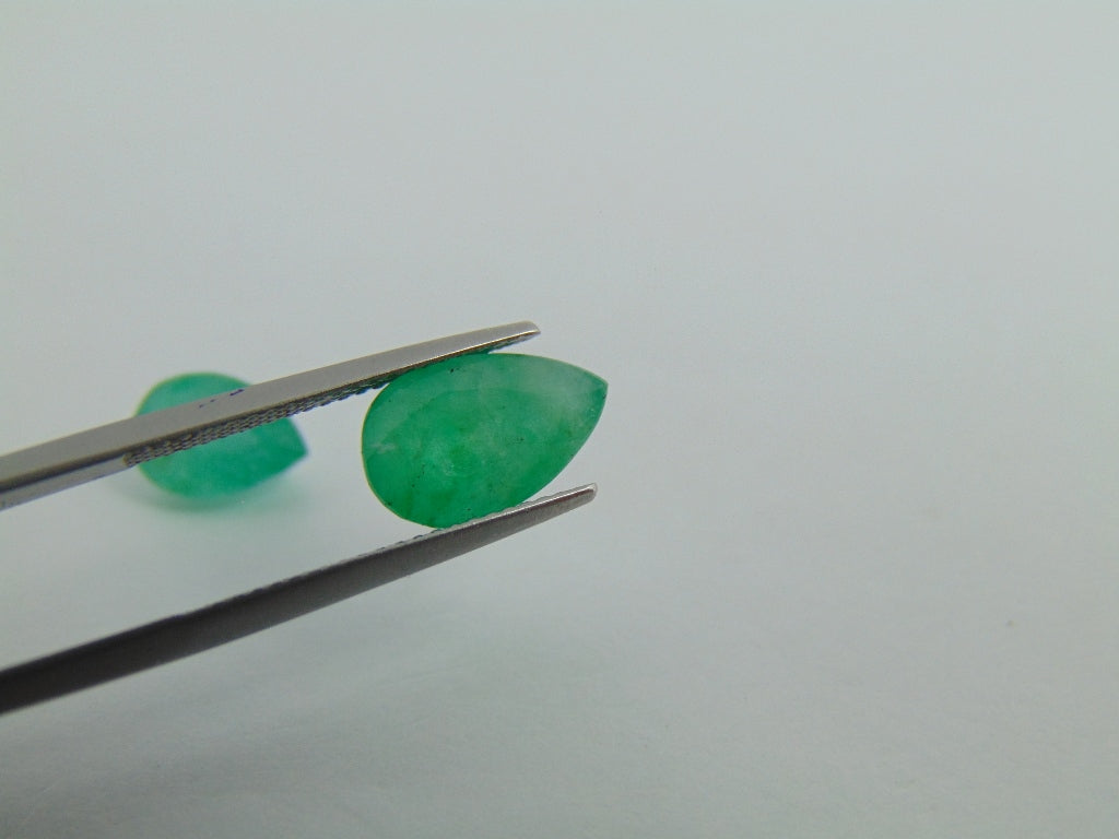 5.85ct Emerald 10x7mm 12x8mm