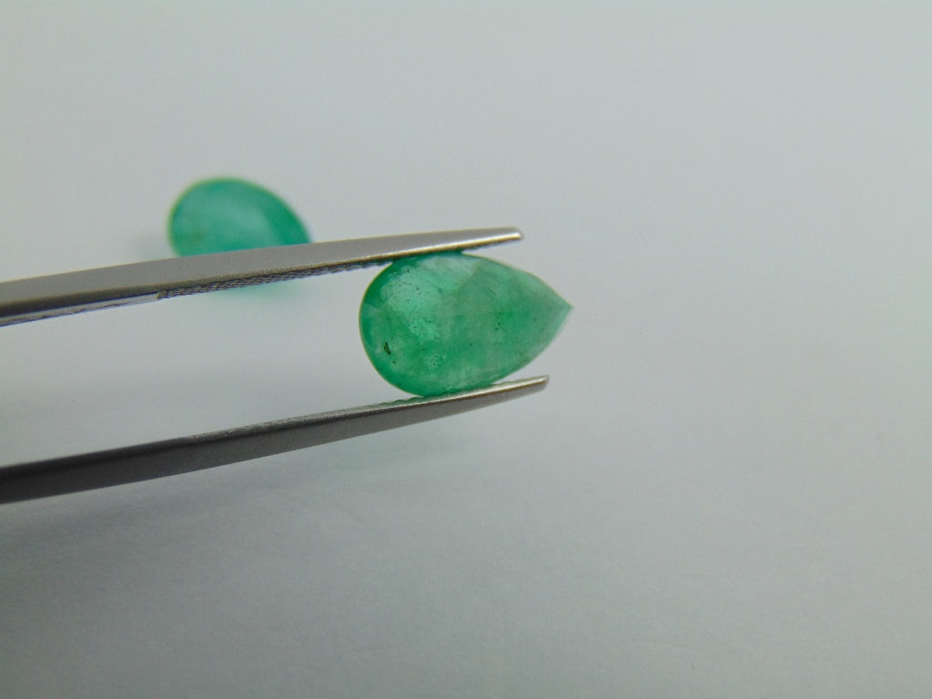 5.85ct Emerald 10x7mm 12x8mm