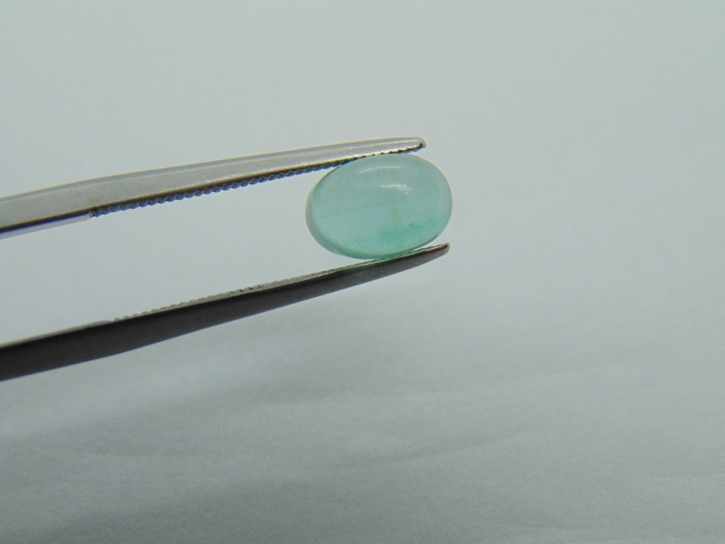 2ct Emerald Cabochon 8x5mm