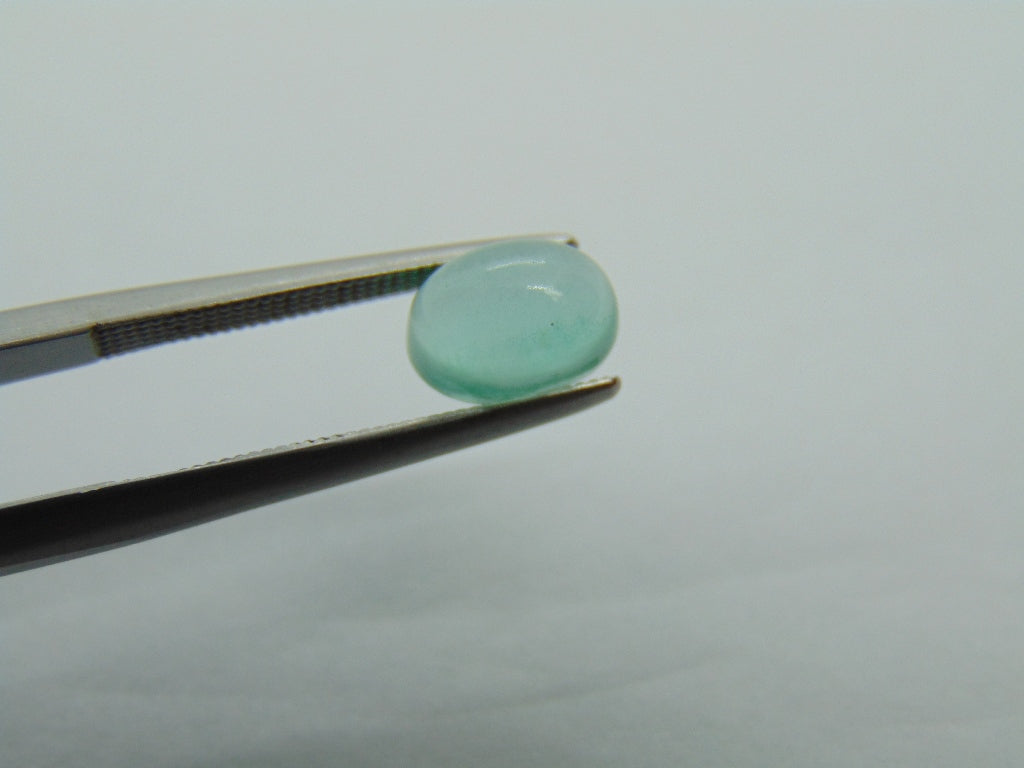 2ct Emerald Cabochon 8x5mm