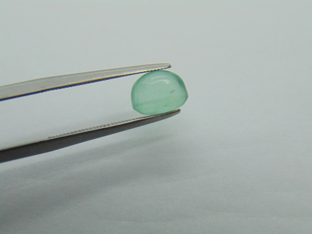 2ct Emerald Cabochon 8x5mm