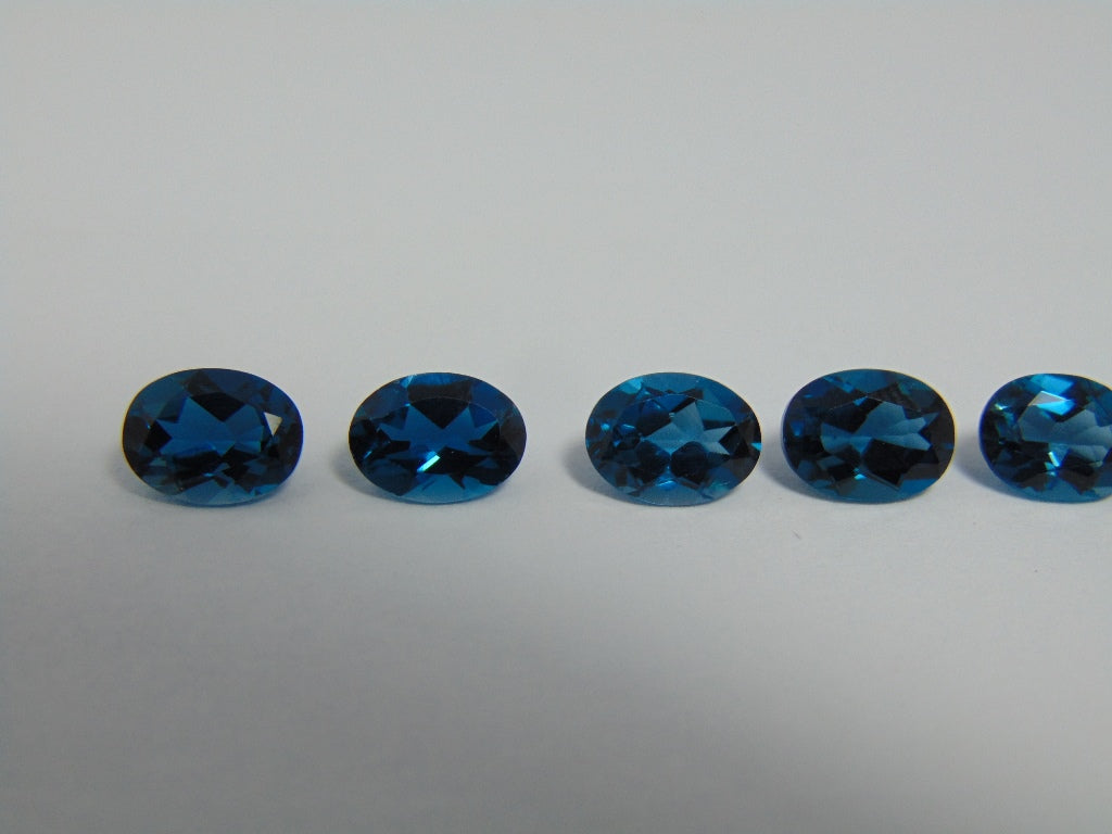 8.70ct Topaz London Blue Calibrated 8x6mm
