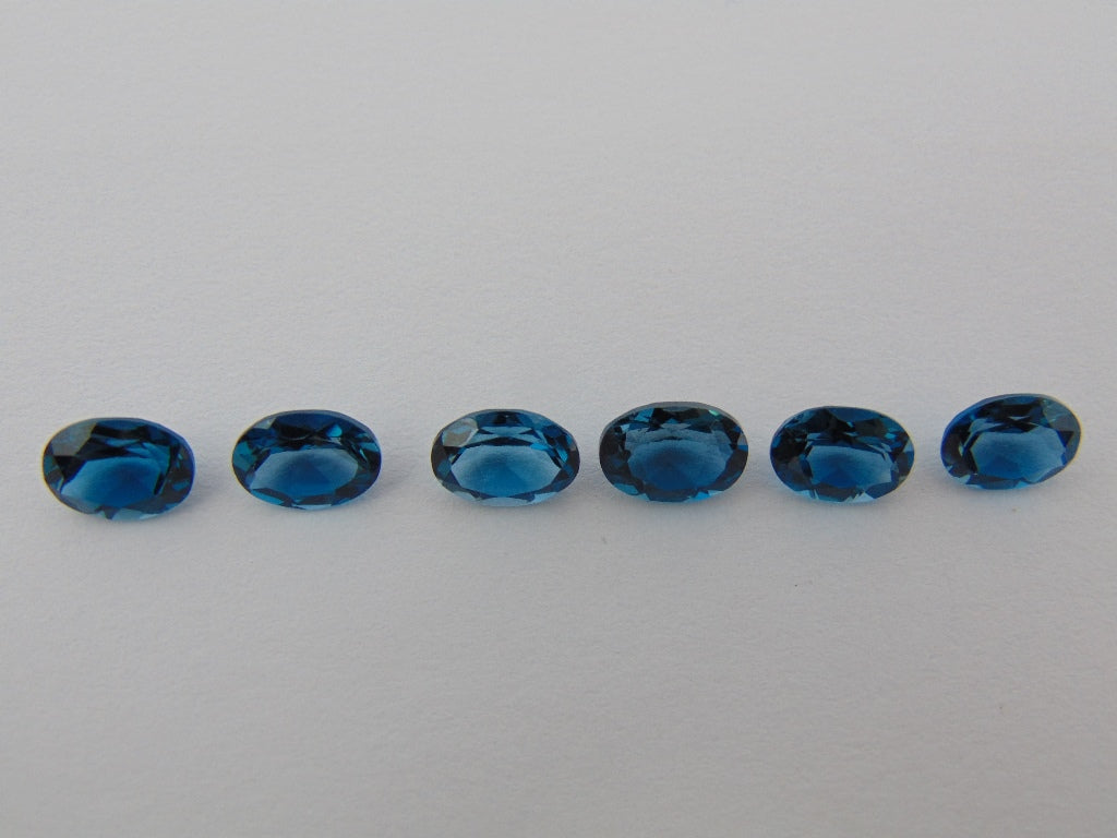8.70ct Topaz London Blue Calibrated 8x6mm