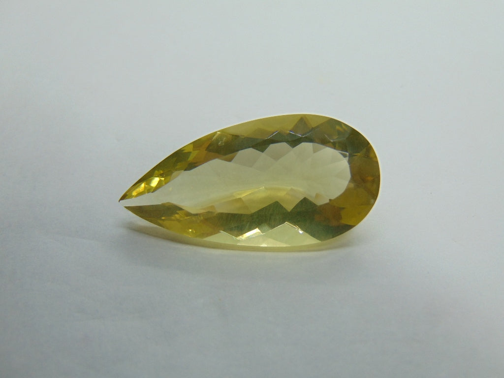 32.95ct Quartz Green Gold 35x17mm