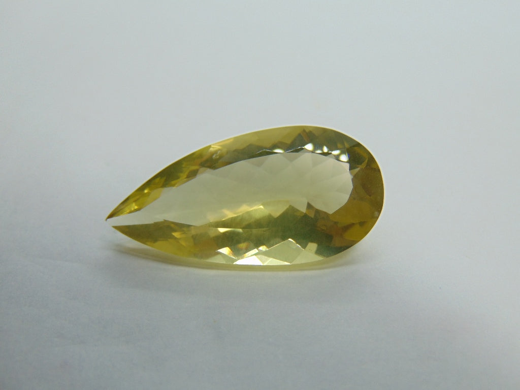 32.95ct Quartz Green Gold 35x17mm