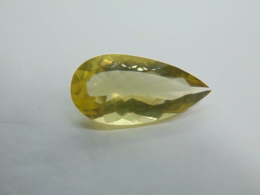 32.95ct Quartz Green Gold 35x17mm