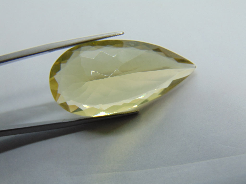 32.95ct Quartz Green Gold 35x17mm