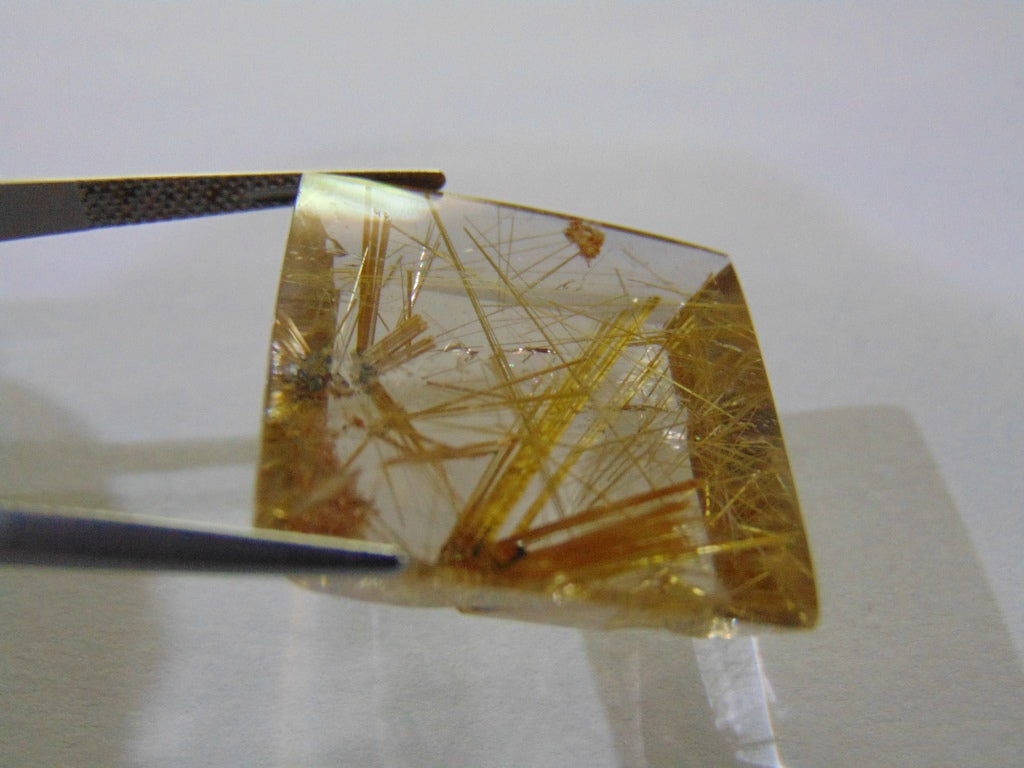 48ct Rutile Golden 25x27mm