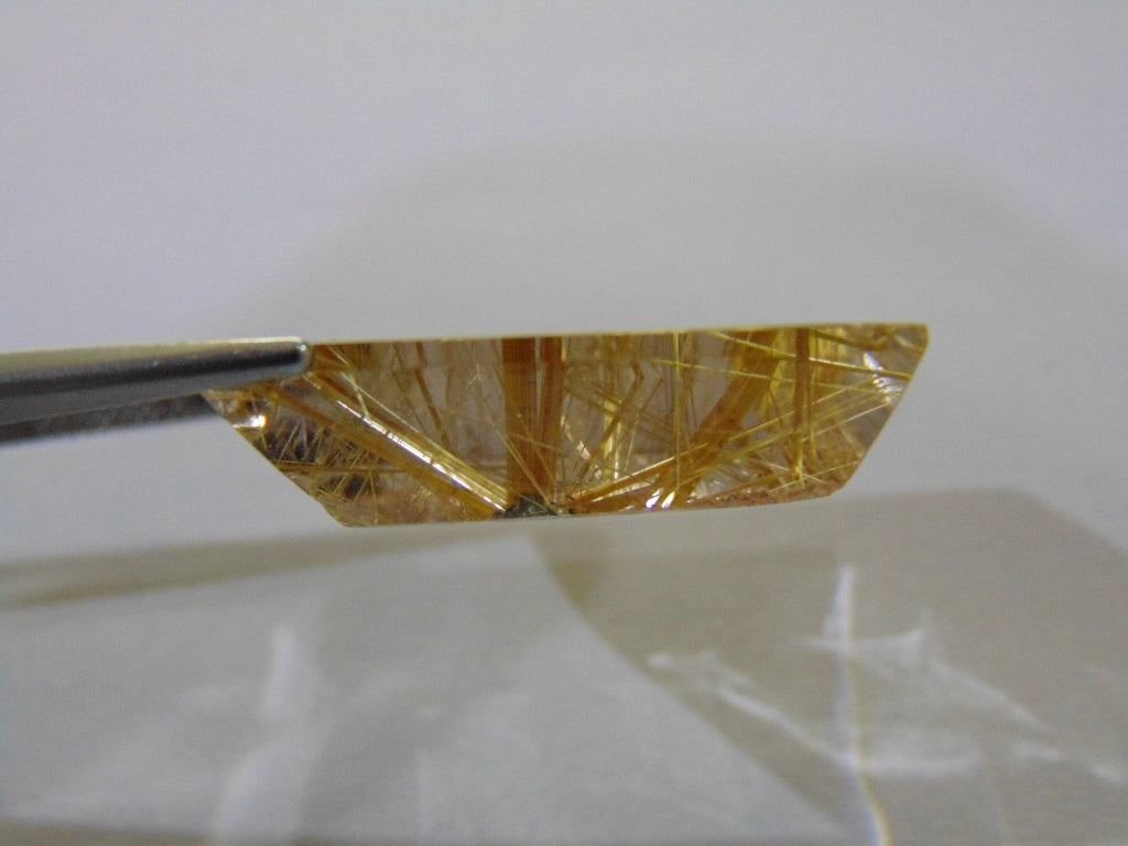 48ct Rutile Golden 25x27mm