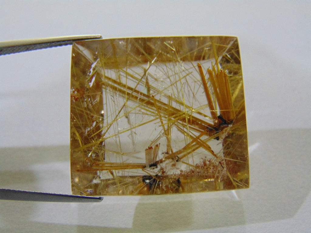 48ct Rutile Golden 25x27mm