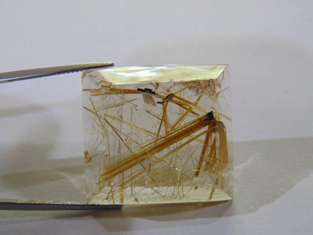 48ct Rutile Golden 25x27mm