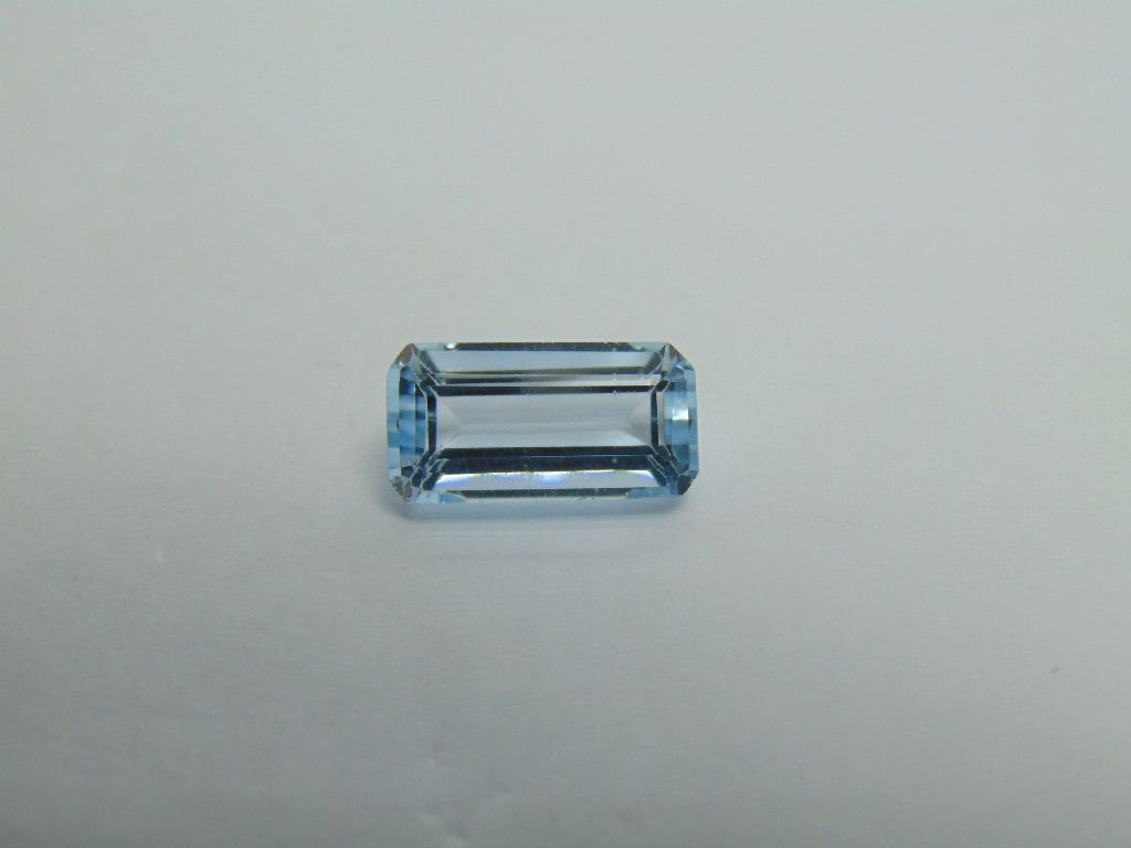 6.60ct Topaz Natural Blue 14x7mm