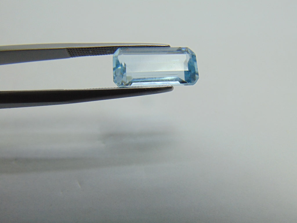 6.60ct Topaz Natural Blue 14x7mm