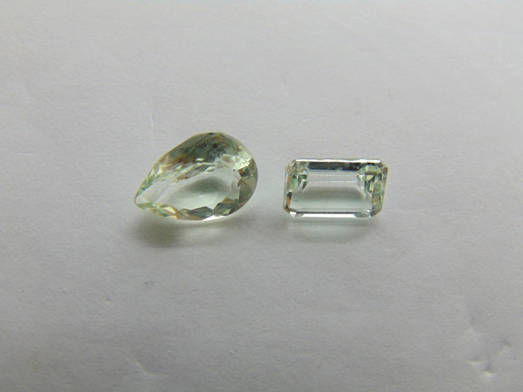 2.85ct Beryl 8x5mm 10x7mm