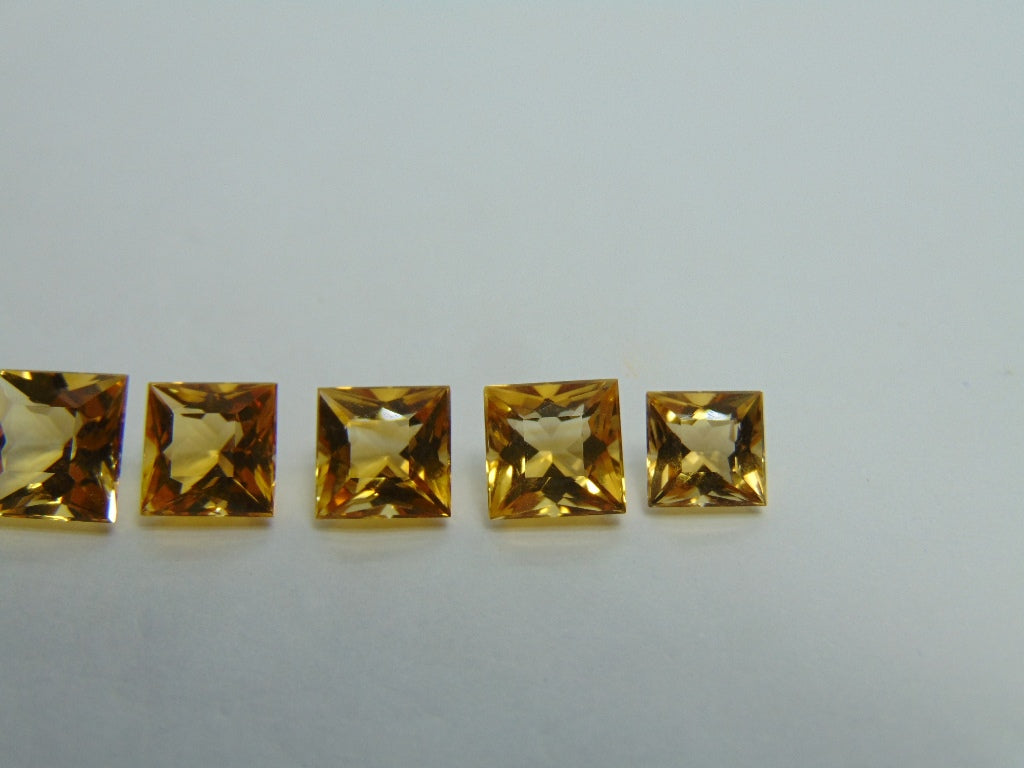 9.30ct Citrine Calibrated 6mm 8mm